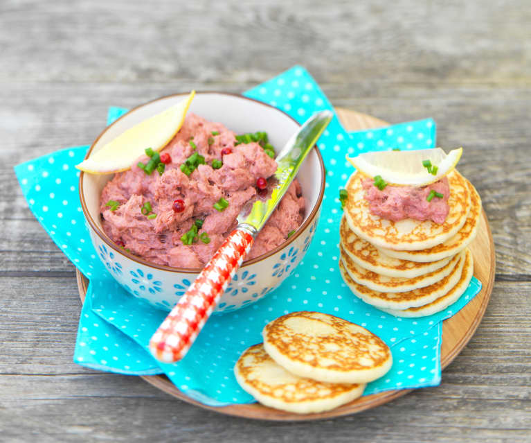 Rillettes roses de thon au pamplemousse