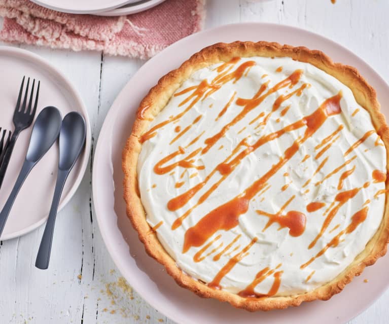 Tarte au chocolat craquant et caramel au beurre salé - Cookidoo