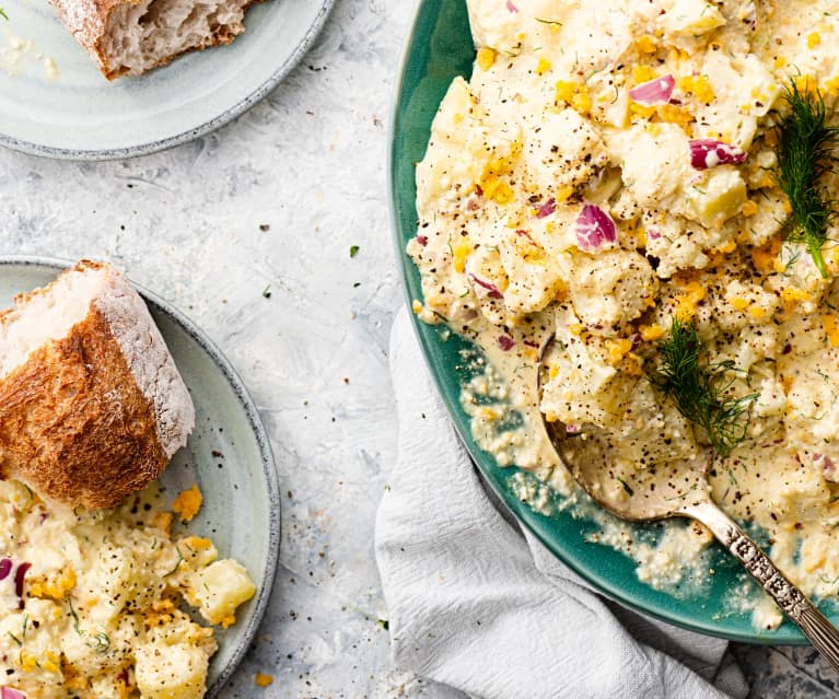 Ensalada de coliflor y papa