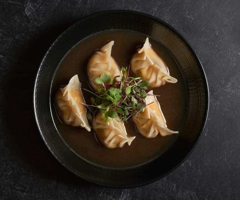 Japanese pumpkin dumplings in dashi broth (Matthew Kenney) - Cookidoo ...