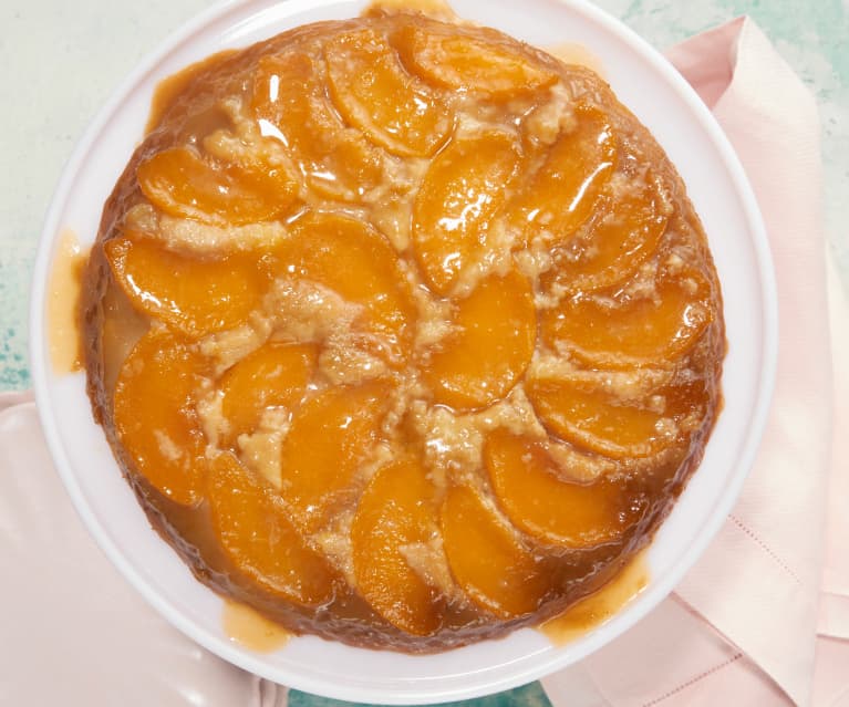 Gluten-Free Peach Upside Down Cake - Cookidoo® – a plataforma