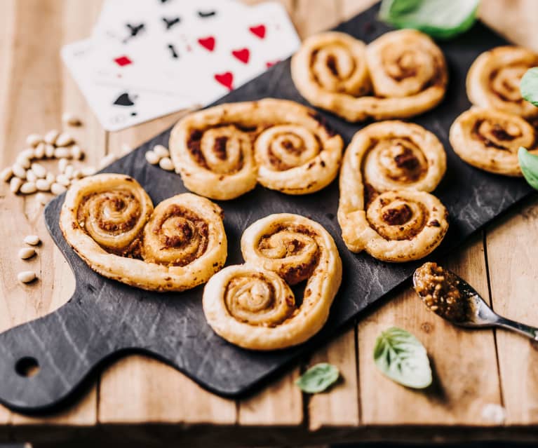 Palmier pesto rosso