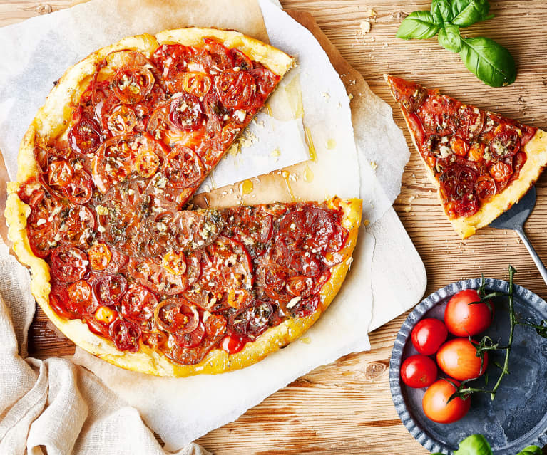 Tarta tatin de tomates