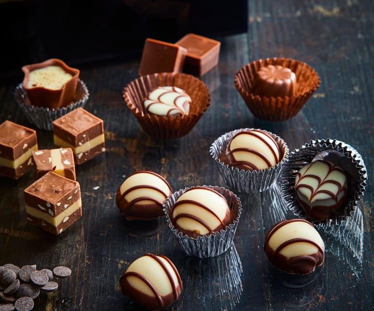 Cioccolatini fondenti con crema di vino Lacryma Christi Casa Saviano