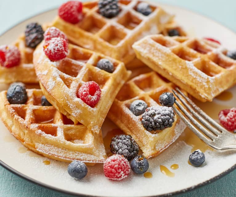 Receta de waffles