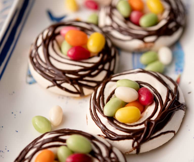 Meringue Easter Nests