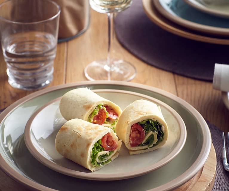 Rotoli di piadina con alici, tonno e pomodorini - Cookidoo® – the