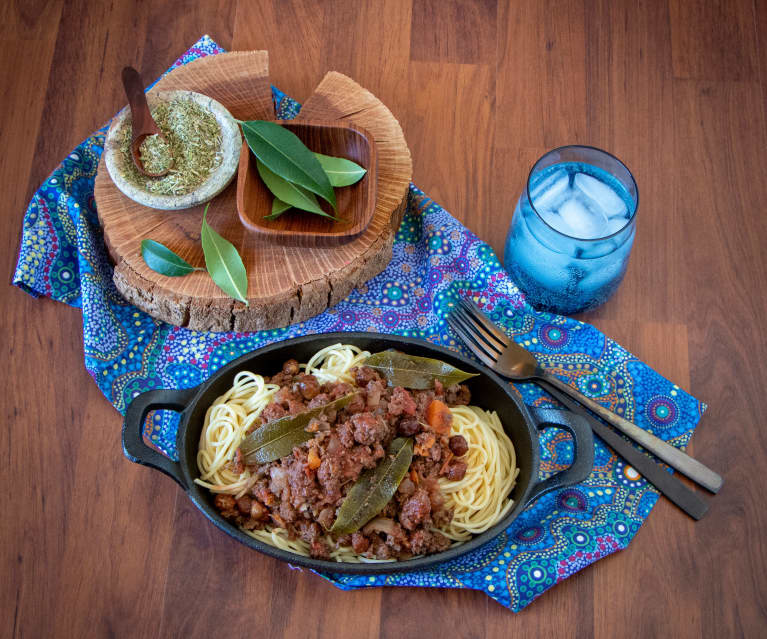 Kangaroo Bolognaise (Mark Olive)