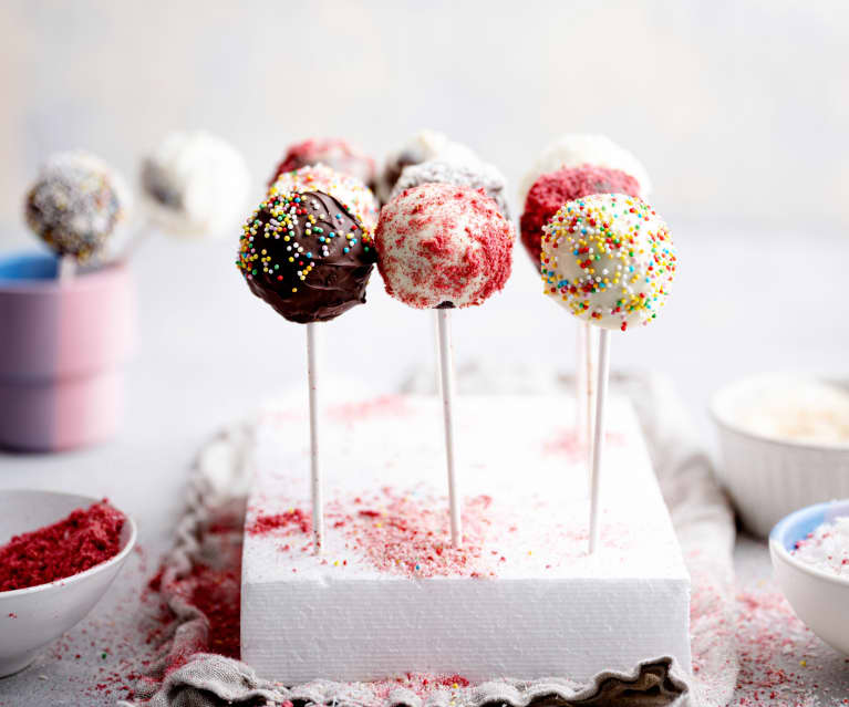 Cake-Pops Deluxe de Noël avec vermicelles verts et dorés (10 pièces) 🍰