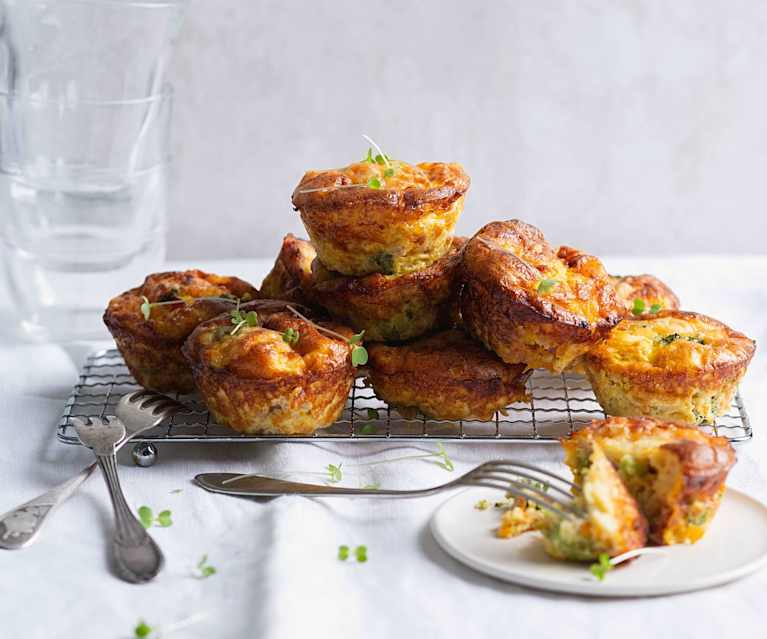 Tortini di broccoli e pancetta