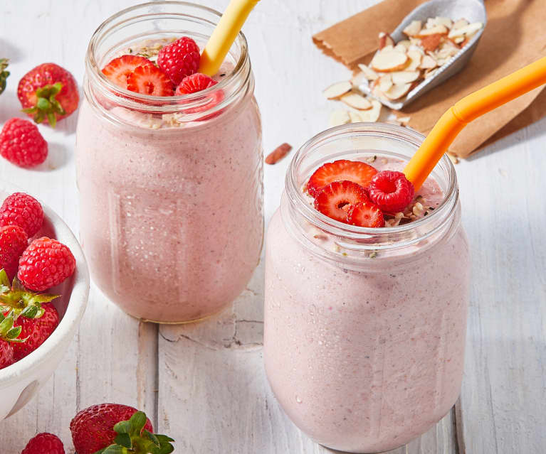 Smoothie proteic cu fulgi de ovăz