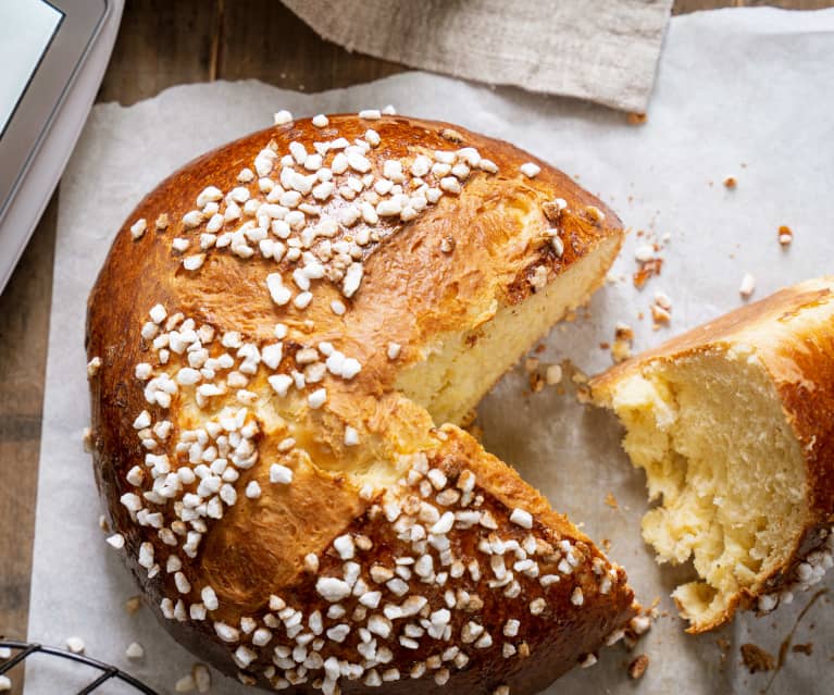 Mouna à l'orange, citron et fleur d'oranger