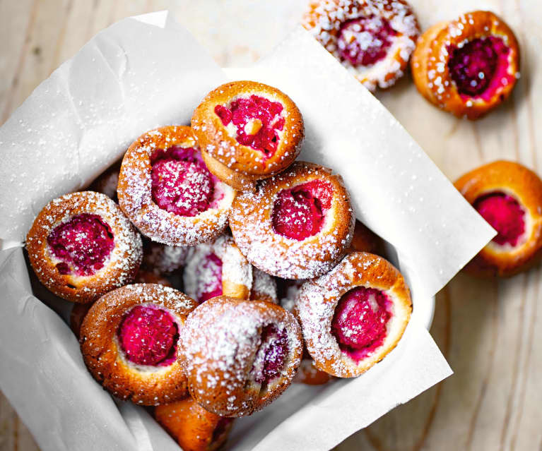 Financiers à la framboise