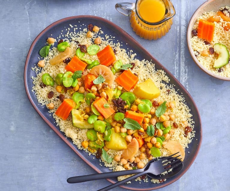 Couscous de légumes et citron confit