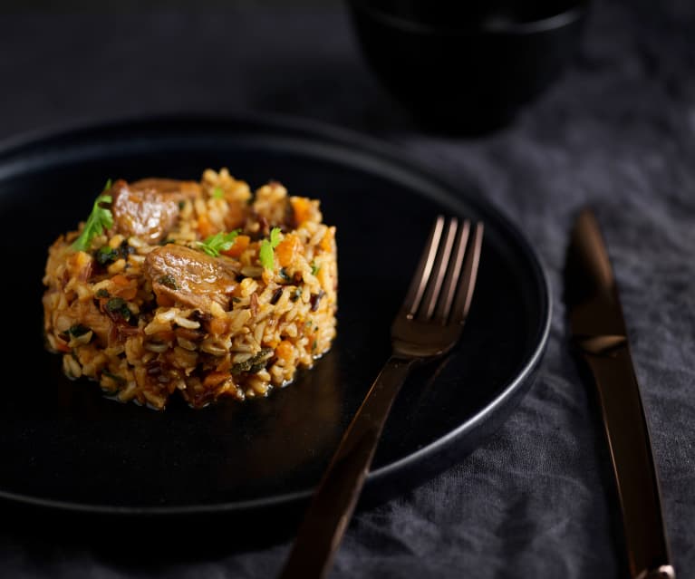 Wild Rice Pork Pilaf