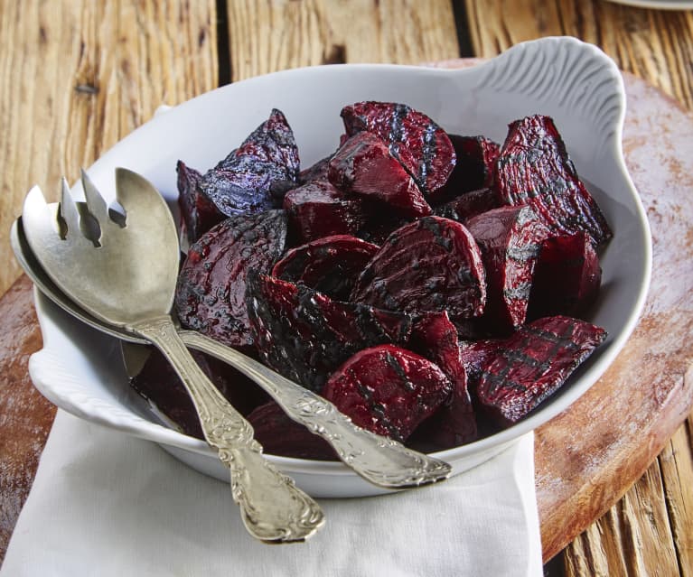 Steamed and Grilled Beets