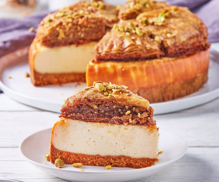 Cheesecake con Baklava (Black Diamond) - Cookidoo® – the official  Thermomix® recipe platform