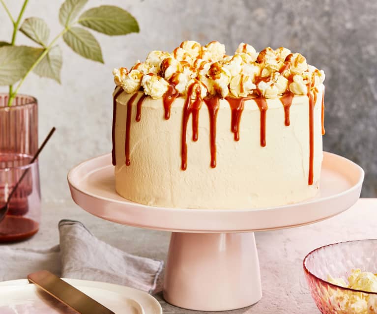 Karamell-Popcorn-Torte