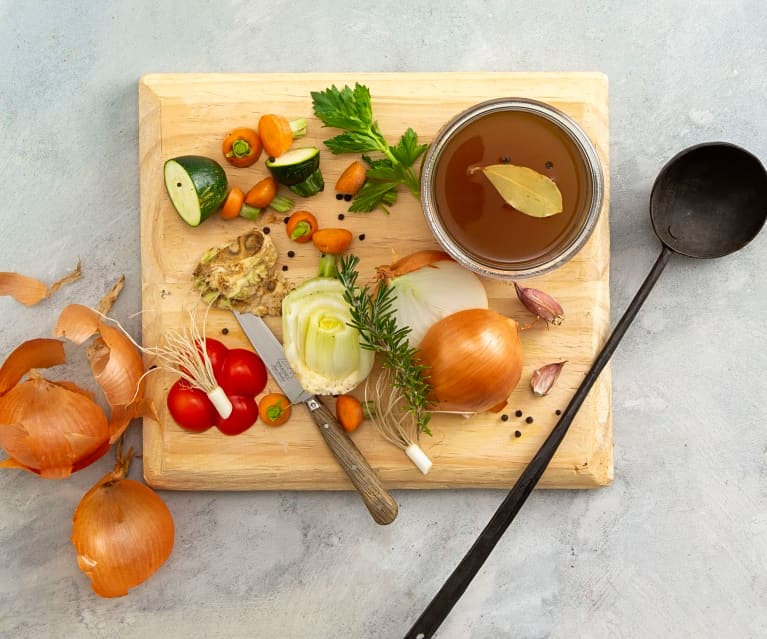 Vegetable trimming stock