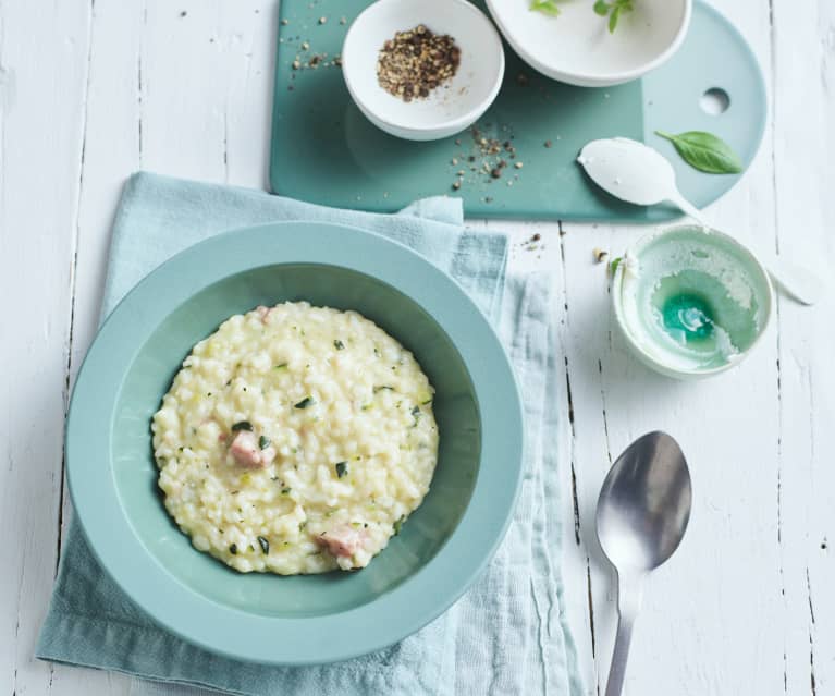 Zucchini and Bacon Risotto