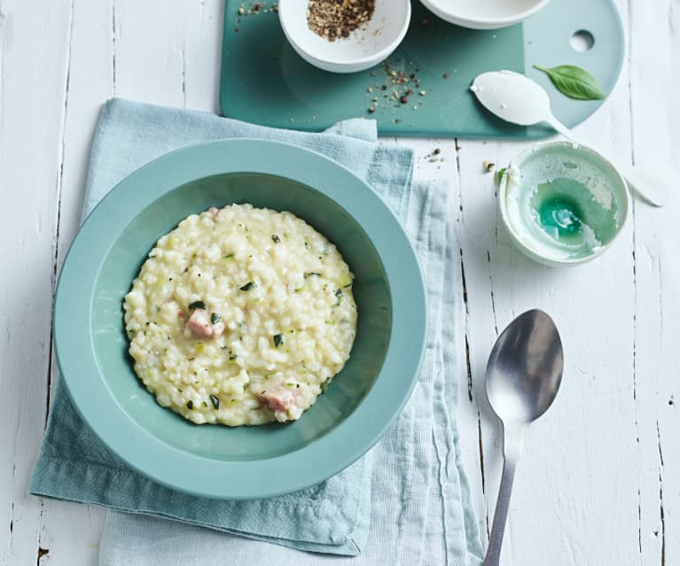 Risotto mit Zucchini und Speck - Cookidoo® – the official Thermomix ...