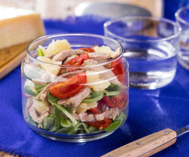 Insalata di manzo con vinaigrette