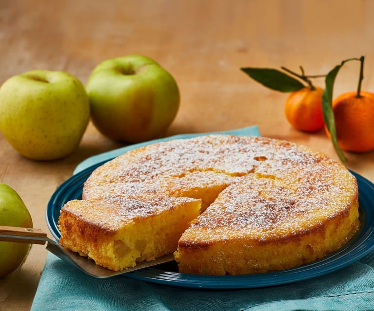 Torta di mele e mandarini