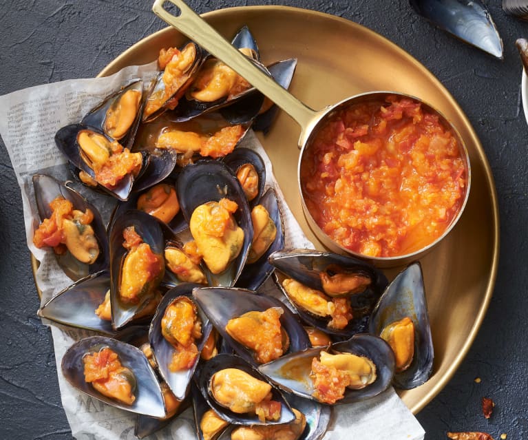 Mejillones al jengibre