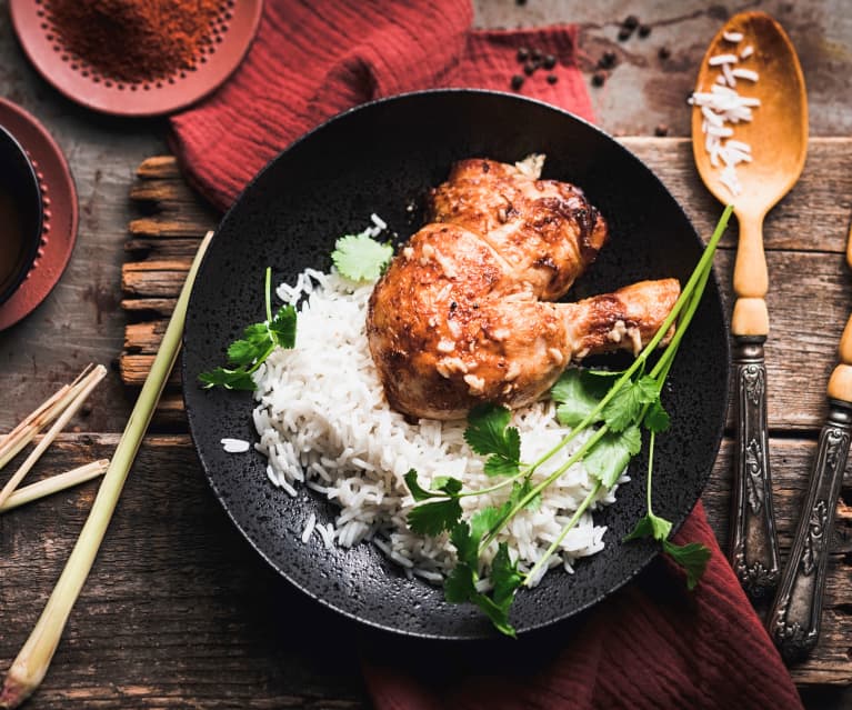 Poulet braisé sauce pimentée sucrée 🌶️