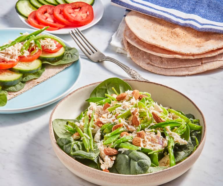 Sugar Snap Pea and Chicken Salad