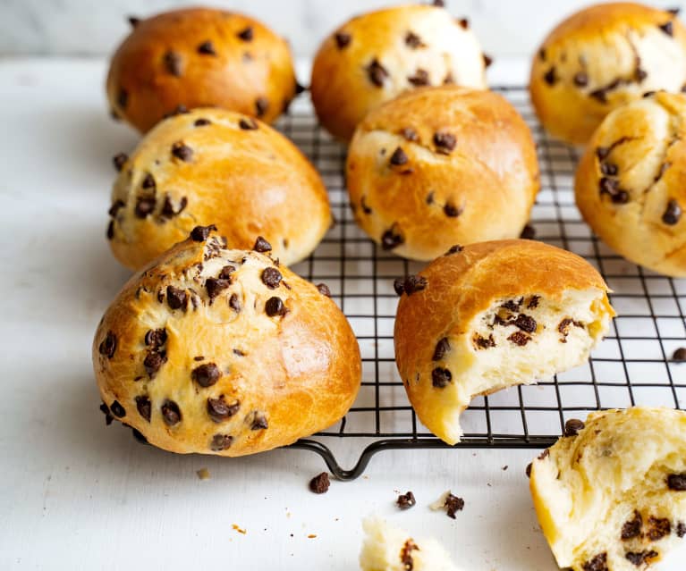 Petits pains aux pépites de chocolat