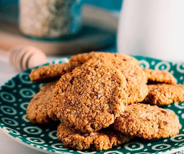 Galletas de avena y dátiles