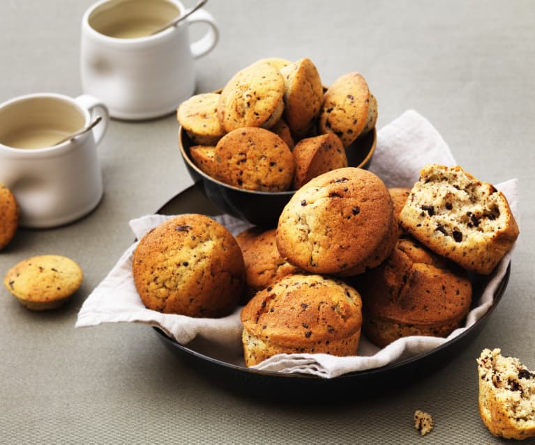 Muffins vanille pépite de chocolat avec canderel sucralose (thermomix)