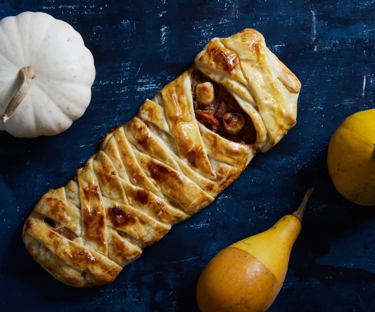 Strüdel mummia alla zucca e cioccolato