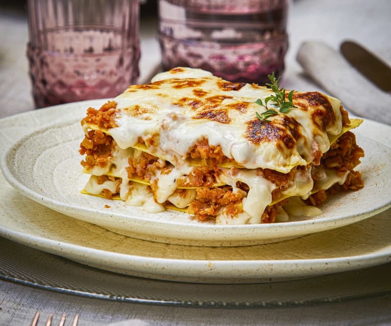 Lasagne al ragù di lenticchie (vegan)