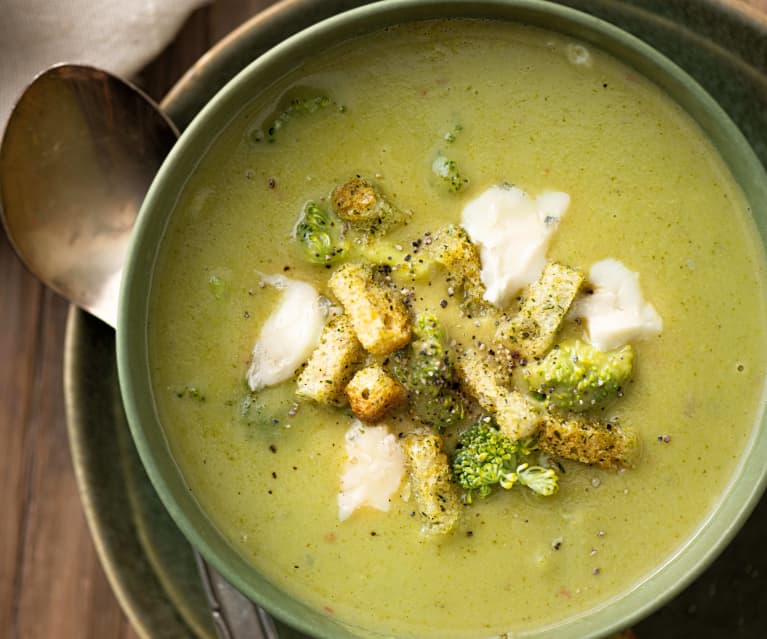 Velouté tout brocoli au gorgonzola