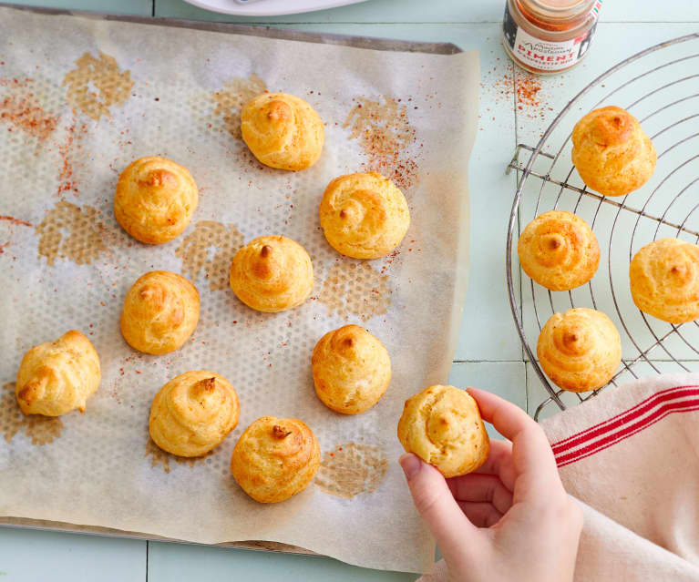 Gougères au piment d'Espelette