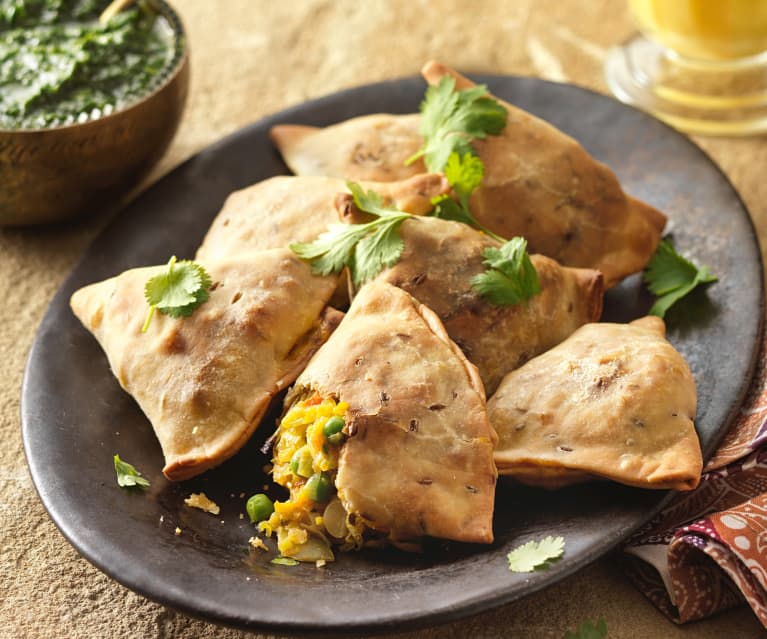 Vegetarische Samosas aus dem Backofen - Cookidoo® – das offizielle ...