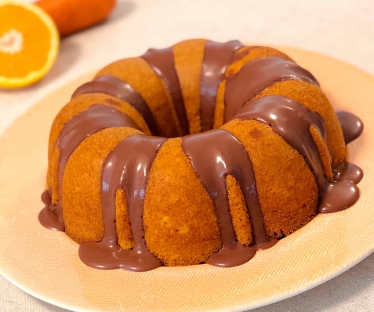 Bolo de Cenoura com Laranja