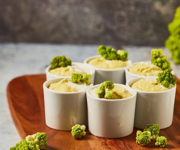 Mini Souffle Al Broccolo Romanesco Con Fonduta Al Caprino Cookidoo Das Offizielle Thermomix Rezept Portal