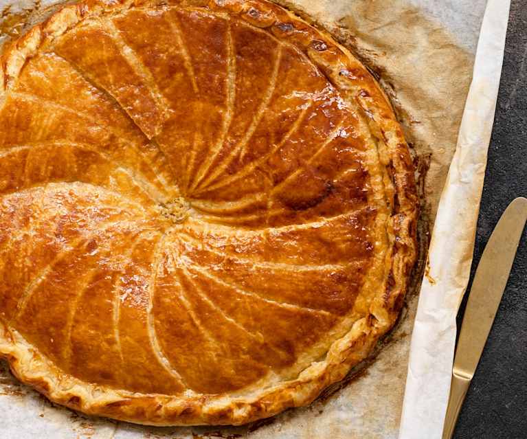 Galette des rois à la frangipane à la vanille