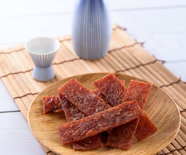 Mala bakkwa (Chinese pork jerky)