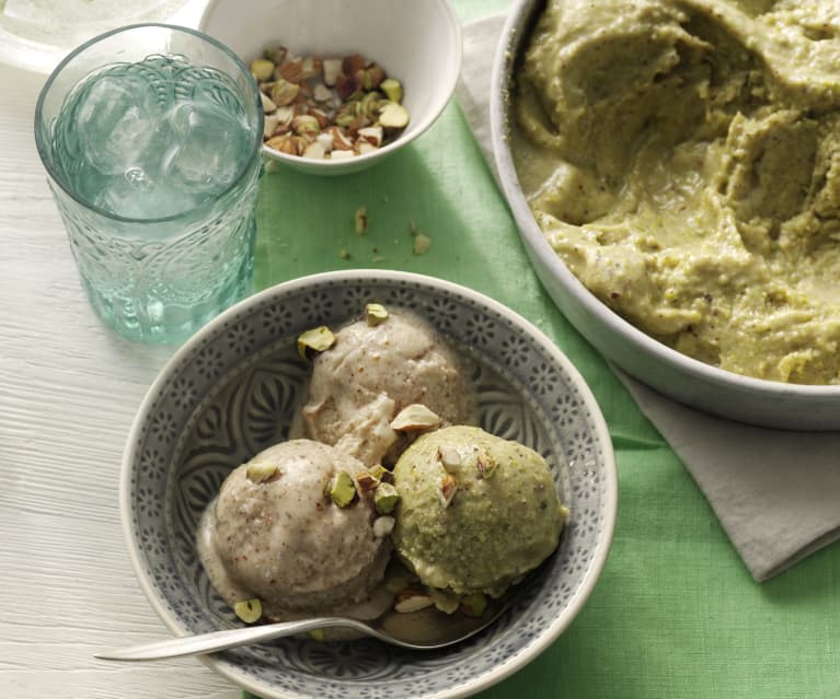 Gelato pistacchio e mandorle