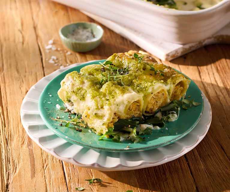 Low Meat Cannelloni mit Mangold