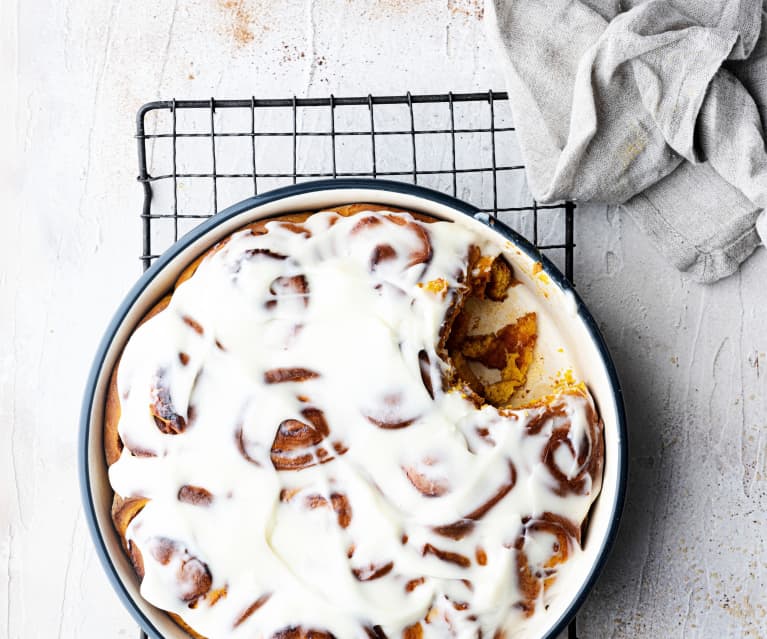 Cinnamon rolls au potimarron