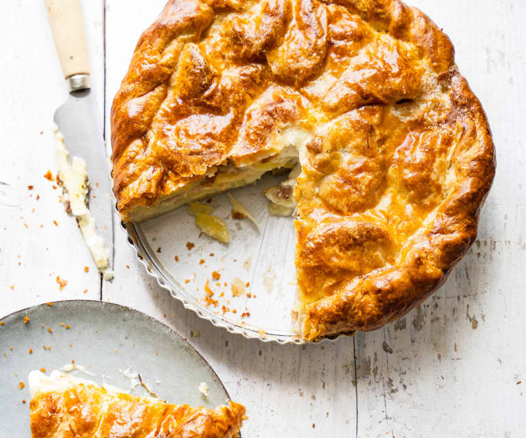 Tourte aux pommes de terre façon tartiflette