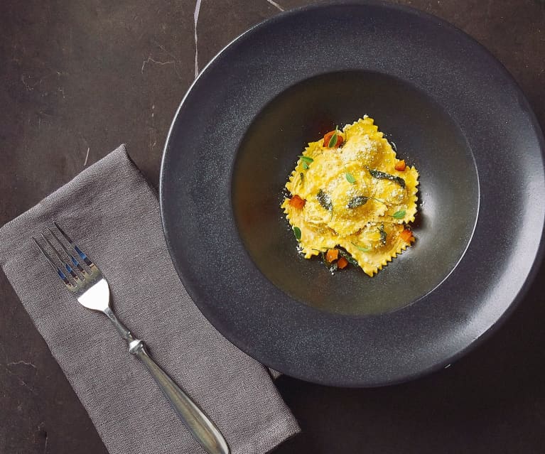 Tortelli di zucca e Gorgonzola