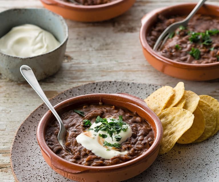 Frijoles con chorizo