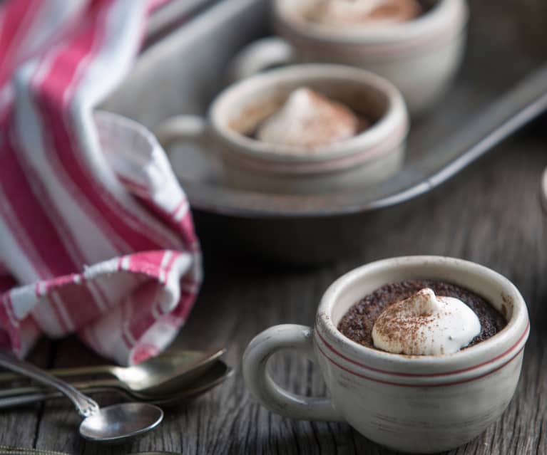 Chocolade pudding zonder bloem