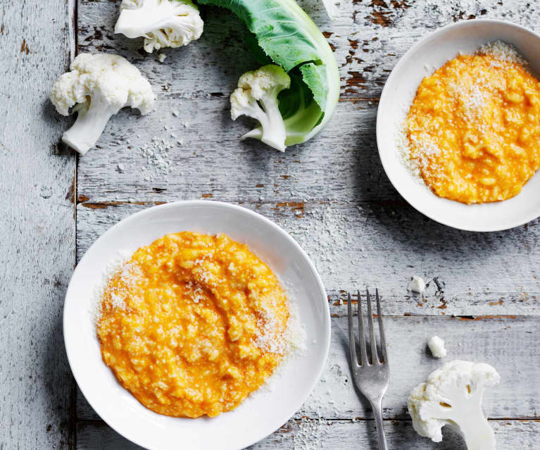 Cheesy tomato risotto (10-12 months)